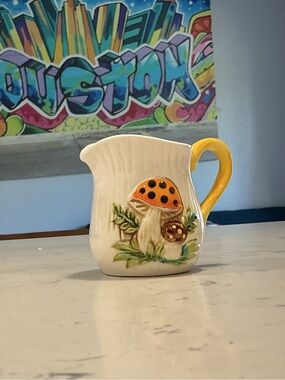 Vintage 1978 Merry Mushroom Pitcher/Creamer Sears & Roebuck Made In Japan. MINT